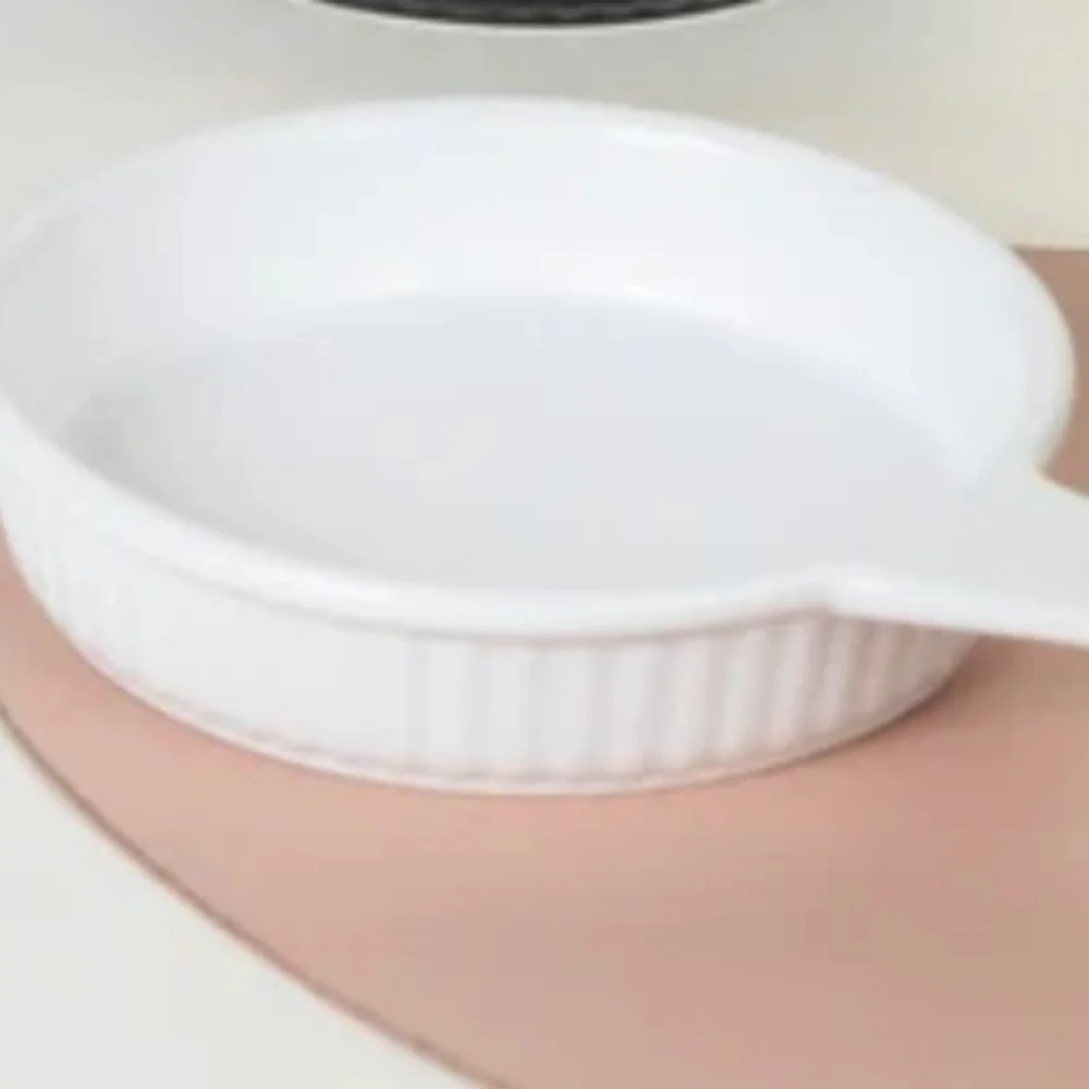 Pink and White Ceramic Baking Dishes Set Of 2 Vintage Ceramic Cooking  Dishes